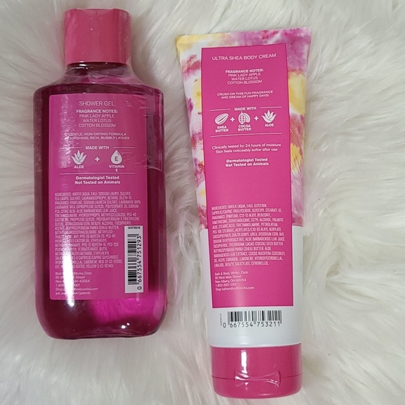 Bath & Body Works Pink Tie Dye Shower Gel & Body Cream Set - Picture 6 of 8